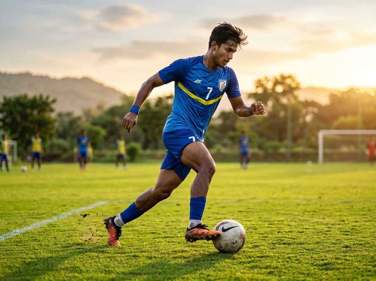 Football training at the Foundation